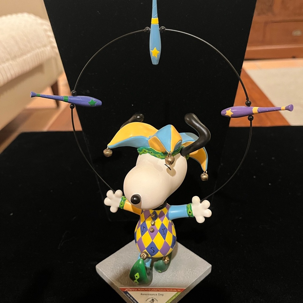 Snoopy Jester Holiday Decor. Part of the Peanuts on Parade Collection.